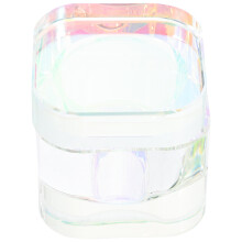 4Pcs Crystal Glass Nail Dappen Dish With Lid