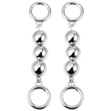4 Pcs Short Pearl Chains For Bag DIY Imitation Bead Handles