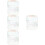 4Pcs Crystal Glass Nail Dappen Dish With Lid 9