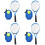 4 Sets Tennis Trainer Rebound Ball With String Practice Equipment 7
