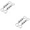 4 Pcs Short Pearl Chains For Bag DIY Imitation Bead Handles 8