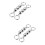 4 Pcs Short Pearl Chains For Bag DIY Imitation Bead Handles 9