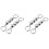 4 Pcs Short Pearl Chains For Bag DIY Imitation Bead Handles 4