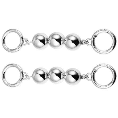 4 Pcs Short Pearl Chains For Bag DIY Imitation Bead Handles 1