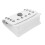 White Synthetic Leather Golf Rangefinder Carrying Case, Lightweight 101g 12