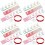 4Sets Colorful Nail Tips Practice Stand Nail Display Holder with Putty 5