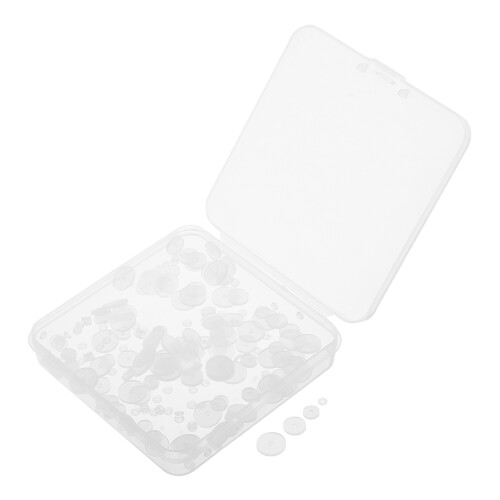 5 Boxes Clear Silicone Earring Backs for Heavy Earrings Droopy Ears 2