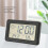 Versatile Digital LED Clock Temperature & Humidity Display Wall & Desk 5
