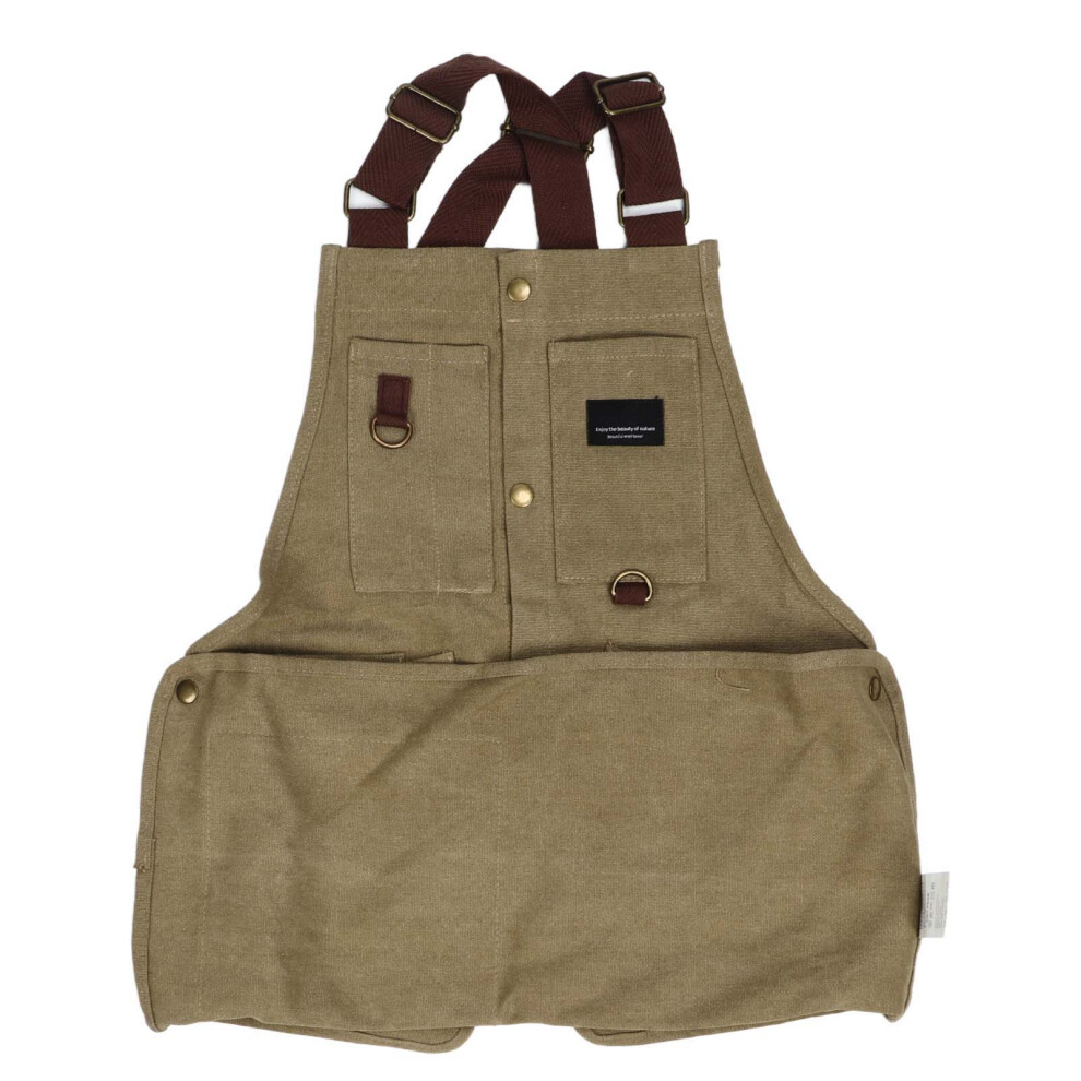 Multifunctional Camping Apron Vest Â Adjustable, Reinforced Edges, Khaki 3531352200574