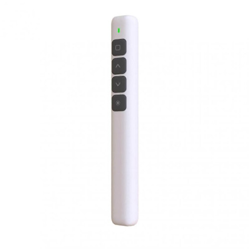 (White)Fiauli B3 Presentation Cliker Wireless Long-distance Control Two-pole Switch Multipurpose PPT Presenter for Win 7 2025