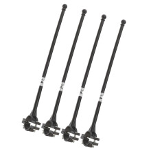 3 Pcs Flag Holder Bicycle Flagpole Handlebar Mount Cycling Decor