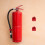 Carbon Steel Fire Extinguisher Wall Hook Red For Quick Retrieval 7