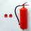 Carbon Steel Fire Extinguisher Wall Hook Red For Quick Retrieval 5