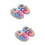 2Paires Hiver Enfants Antidérapants Multicolores 7