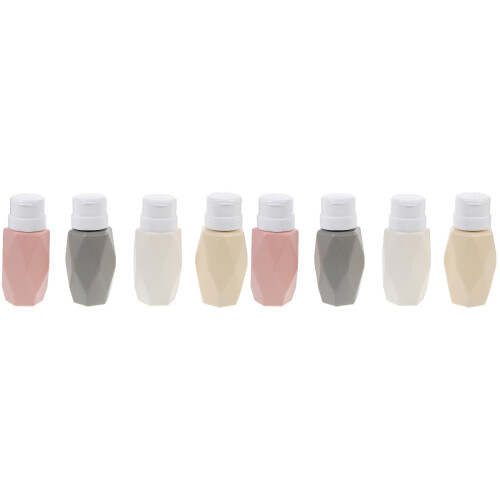 2 Count Dispenser Bottle Nail Bottles For Liquid Empty Gel Polish 1