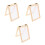 3 Pieces Paper Making Sieve Papermaking Mould Small Picture Frame 3