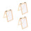 3 Pieces Paper Making Sieve Papermaking Mould Small Picture Frame 7