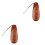 2 Pieces Portable Solid Wood Shoehorn Rhinestone Travel Brown 3