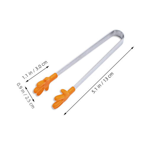 8Pièces Pinces Miniatures En Silicone Polyvalentes Pour Apéritifs 1