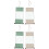 2 Pcs Calligraphy Paper Scroll Blank Chinese Hanging Painting 5