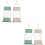 2 Pcs Calligraphy Paper Scroll Blank Chinese Hanging Painting 6