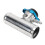 Inline Radiator Einfüllstutzen 38mm Aluminium mit Temperaturanzeige-Kappe 13