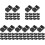 100 Pcs Plastic Push Caps For Potentiometer Straight Sliders 4