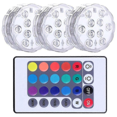 (B 13led 02) Floating Submersible Lights 13 Led Remote Controlled Underwater Light 1