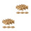 8Sets Shockproof Light Brown Corrugated Dividers for Moving Supplies 4