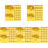1000 Pcs Square Foil Candy Wrappers For Chocolate And Sweets Packaging 4