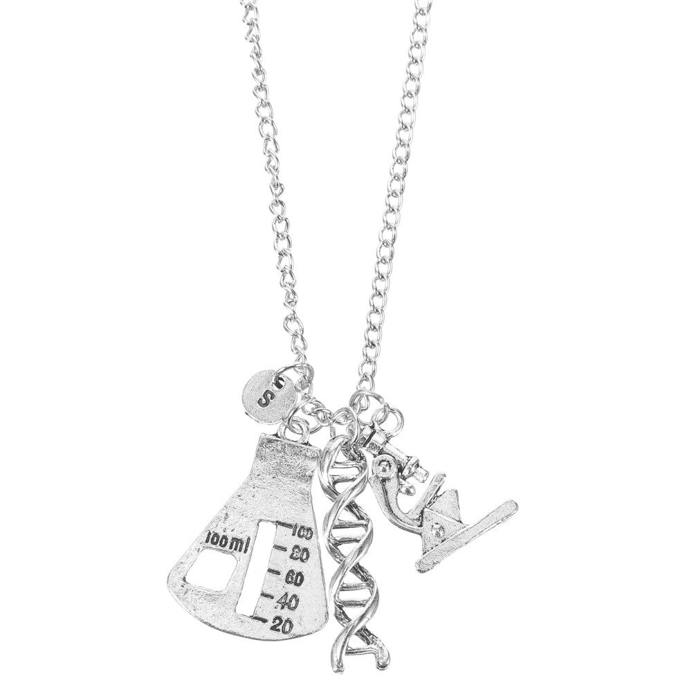 Photos - Pendant / Choker Necklace 5Pcs Lab Equipment DNA Pendant Necklace