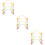 12 Pcs Silicone Pacifier Clips With Safety Straps To Prevent Loss 10
