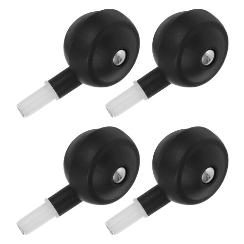 8 Pcs Replacement Plastic Wheels For Trend Baby Walker Strollers Black 2