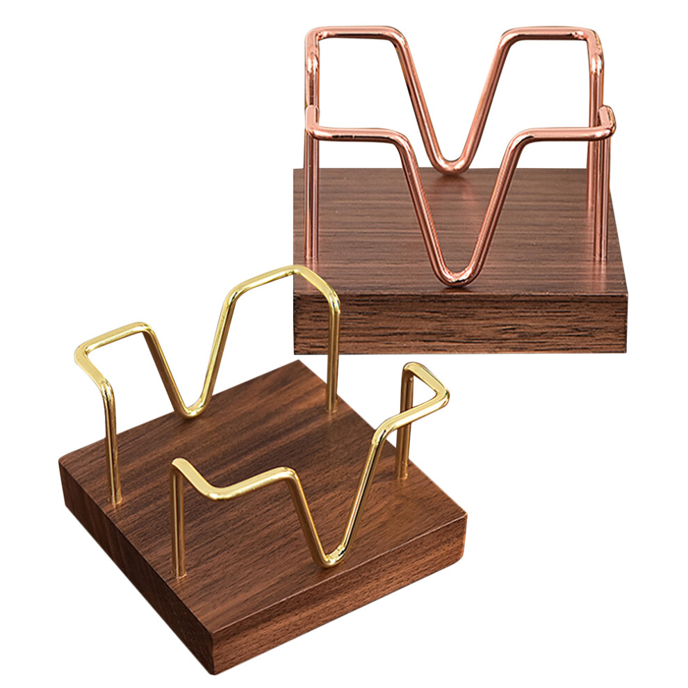 2Pcs Wooden Notepad Holder Square Stick Note Stand For Office-image-OPC-PKYM2FD-NEW