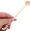 100Pcs Wooden Stir Sticks With Round End For Coffee Tea Hot Drinks 4