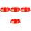 4Pcs Fire Extinguisher Base Floor Stand Holder 5