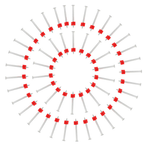 200 Pcs Point Tip Steel Nails For Concrete Walls
