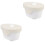 2Pièces Bol Céramique À Couvercle Pour Cuisson Service Polyvalent 5