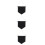 3Pcs Pin Display Pennant Enamel Lapel Badge Flag Black Canvas 5