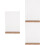 3Pcs Acrylic Sign Holder Display Stand With Base 6
