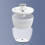 Salad Spinner Press, Vegetable Dehydrator, Fruit Shaker, 26cm White, Large Capacity Kitchen Drainer Basket 3