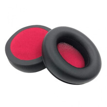 (Black red net) Upgraded Earpads for Focal LISTEN CHIC Earphone Ear Cushion Earpads Sleeves