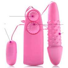 Women Pleasure Toys Handheld Portable Bullet Massage Wand 10 Modes Silent Waterproof Mini Stick Massager Model HRF0D (B)