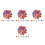 800 Pcs Felt Flowers For Diy Crafts Sewing Handmade Decorations 6