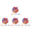 800 Pcs Felt Flowers For Diy Crafts Sewing Handmade Decorations 5