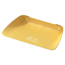 Cat Food Mat For Cats And Dogs, Oil Resistant Feeding Placemat, Travel And Home Use, Kitchen And Living Room, Yellow