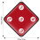 Fencing Target PU Embossing Wall-Mount Hanging Target For Target Training Durable Practice For Kids 4