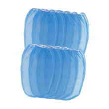 10x Paint Strainer Bags 2-Gallon Blue Mesh Paint Filter Bags With Elastic Opening For DIY Painting Projects