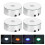 4Pcs Licht Basis Für Kristall Ball Kunst LED 8