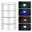 4Pcs Licht Basis Für Kristall Ball Kunst LED 7